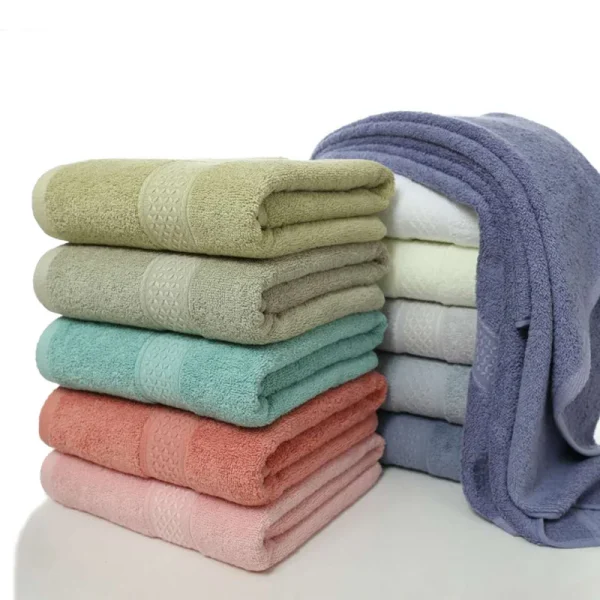 100% Cotton Large Bath Towel – Super Absorbent Soft Bathroom Towel